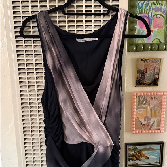 Karen Millen ruched draped silk dress - Picture 4 of 9